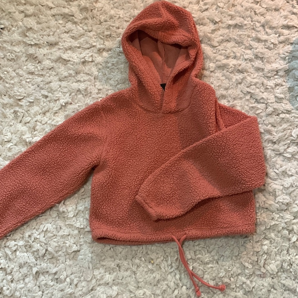 Rose pink cozy hoddie